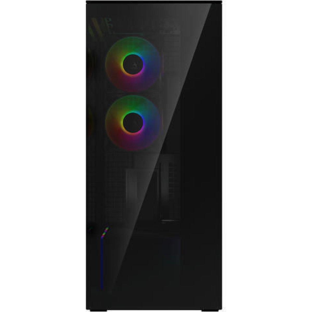 Arctic Xtender VG Midi Tower Κουτί Υπολογιστή με Πλαϊνό Παράθυρο Μαύρο