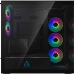 Arctic Xtender VG Mirror Midi Tower Κουτί Υπολογιστή με Πλαϊνό Παράθυρο Μαύρο