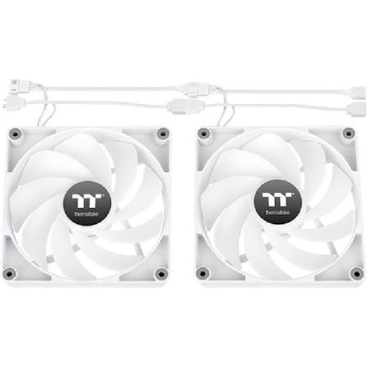 Thermaltake CT140 Reverse Case Fan με ARGB Φωτισμό και Σύνδεση 3-Pin / 4-Pin PWM 2τμχ Λευκό