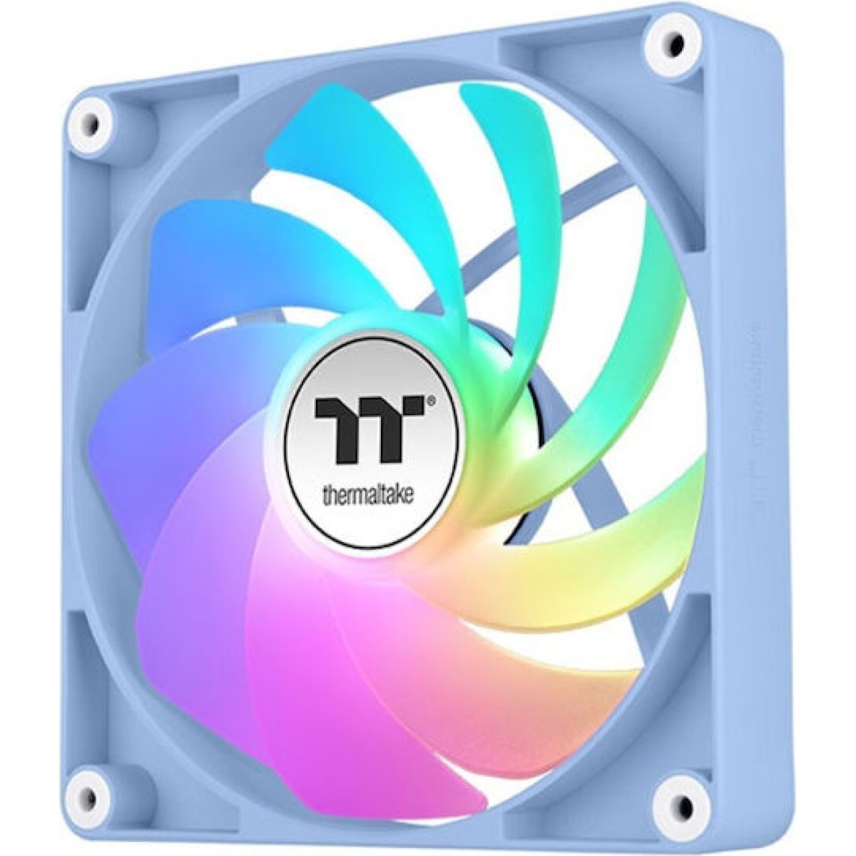 Thermaltake CT120 Case Fan με ARGB Φωτισμό και Σύνδεση 4-Pin PWM 2τμχ Μπλε