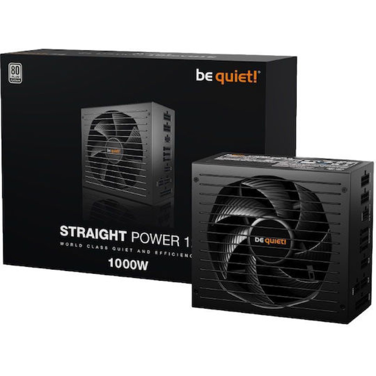 Be Quiet Straight Power 12 1000W Μαύρο Τροφοδοτικό Υπολογιστή Full Modular 80 Plus Platinum