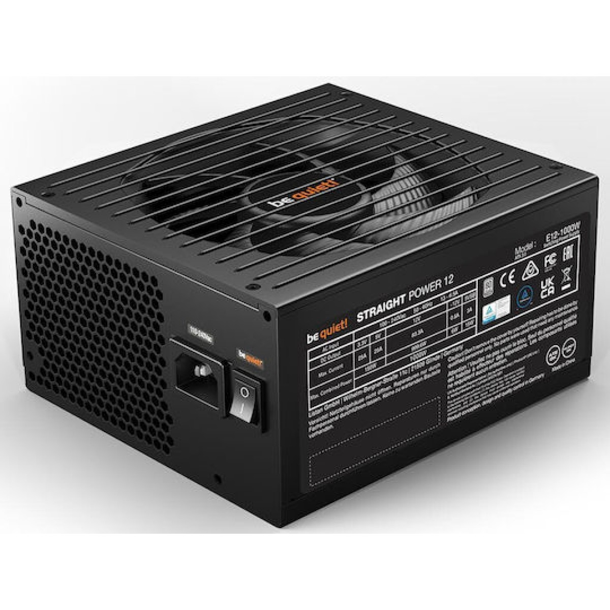 Be Quiet Straight Power 12 1000W Μαύρο Τροφοδοτικό Υπολογιστή Full Modular 80 Plus Platinum