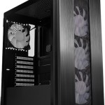 Chieftec Hunter 2 Gaming Midi Tower Κουτί Υπολογιστή με Πλαϊνό Παράθυρο και RGB Φωτισμό Μαύρο