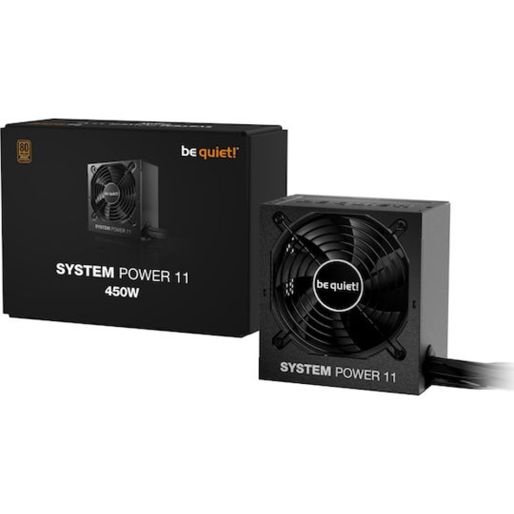 Be Quiet System Power 11 450W Μαύρο Τροφοδοτικό Υπολογιστή Full Wired 80 Plus Bronze