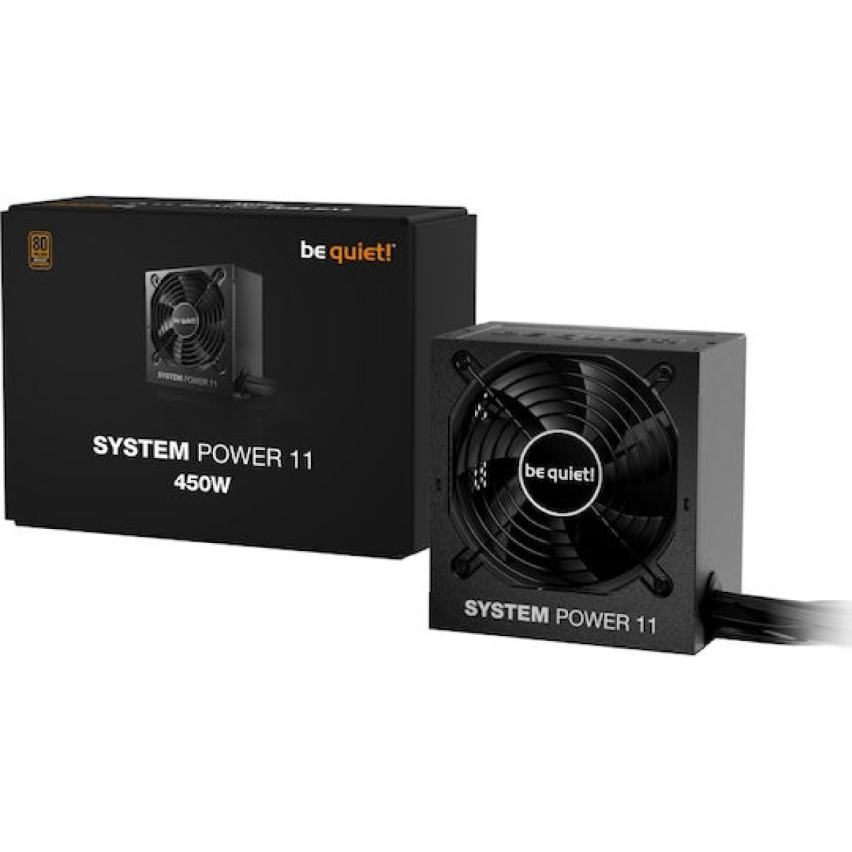 Be Quiet System Power 11 450W Μαύρο Τροφοδοτικό Υπολογιστή Full Wired 80 Plus Bronze