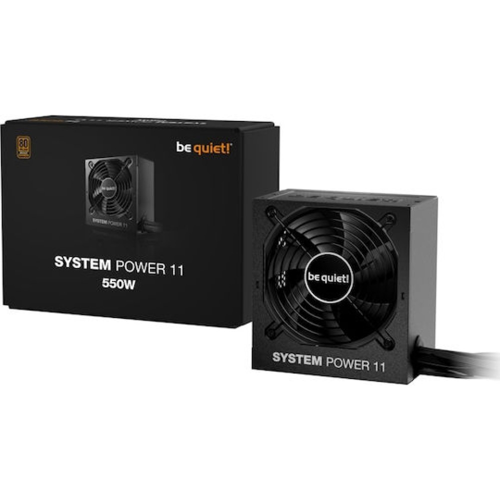 Be Quiet System Power 11 550W Μαύρο Τροφοδοτικό Υπολογιστή Full Wired 80 Plus Bronze