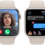 Apple Watch Series 9 Aluminium 45mm Αδιάβροχο με Παλμογράφο (Starlight με Starlight Sport Band (S/M))