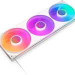 NZXT F420 RGB Case Fan 140mm με Σύνδεση 4-Pin PWM Λευκό