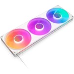 NZXT F420 RGB Case Fan 140mm με Σύνδεση 4-Pin PWM Λευκό