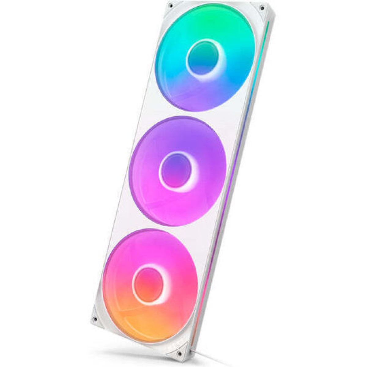 NZXT F420 RGB Case Fan 140mm με Σύνδεση 4-Pin PWM Λευκό