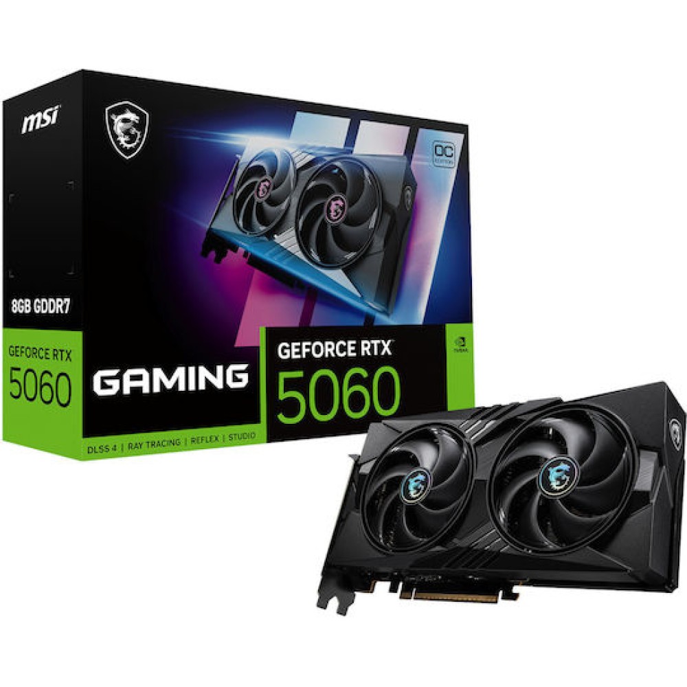 MSI GeForce RTX 5060 8GB GDDR7 8G GAMING OC Κάρτα Γραφικών