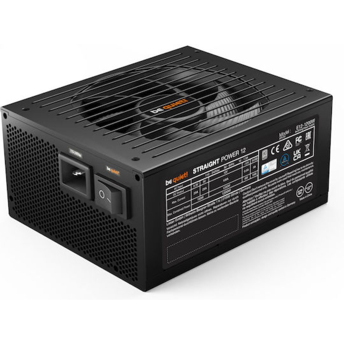 Be Quiet Straight Power 12 1200W Μαύρο Τροφοδοτικό Υπολογιστή Full Modular 80 Plus Platinum