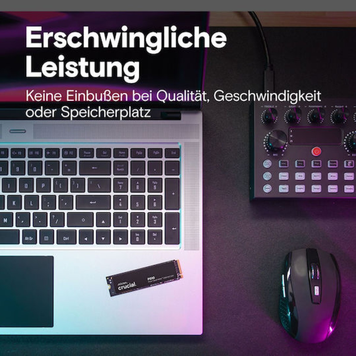 Crucial P510 SSD 2TB M.2 NVMe PCI Express 5.0