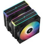 Deepcool AG620 BK ARGB V2 Ψύκτρα Επεξεργαστή Διπλού Ανεμιστήρα για Socket AM4/AM5/1200/115x/1700