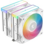 Deepcool AG620 WH ARGB V2 Ψύκτρα Επεξεργαστή Διπλού Ανεμιστήρα για Socket AM4/AM5/1200/115x/1700 Λευκή