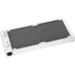 Deepcool LE240 (v2) Υδρόψυξη Επεξεργαστή Διπλού Ανεμιστήρα 120mm για Socket AM4/AM5/1700/1200 με ARGB Φωτισμό Λευκή