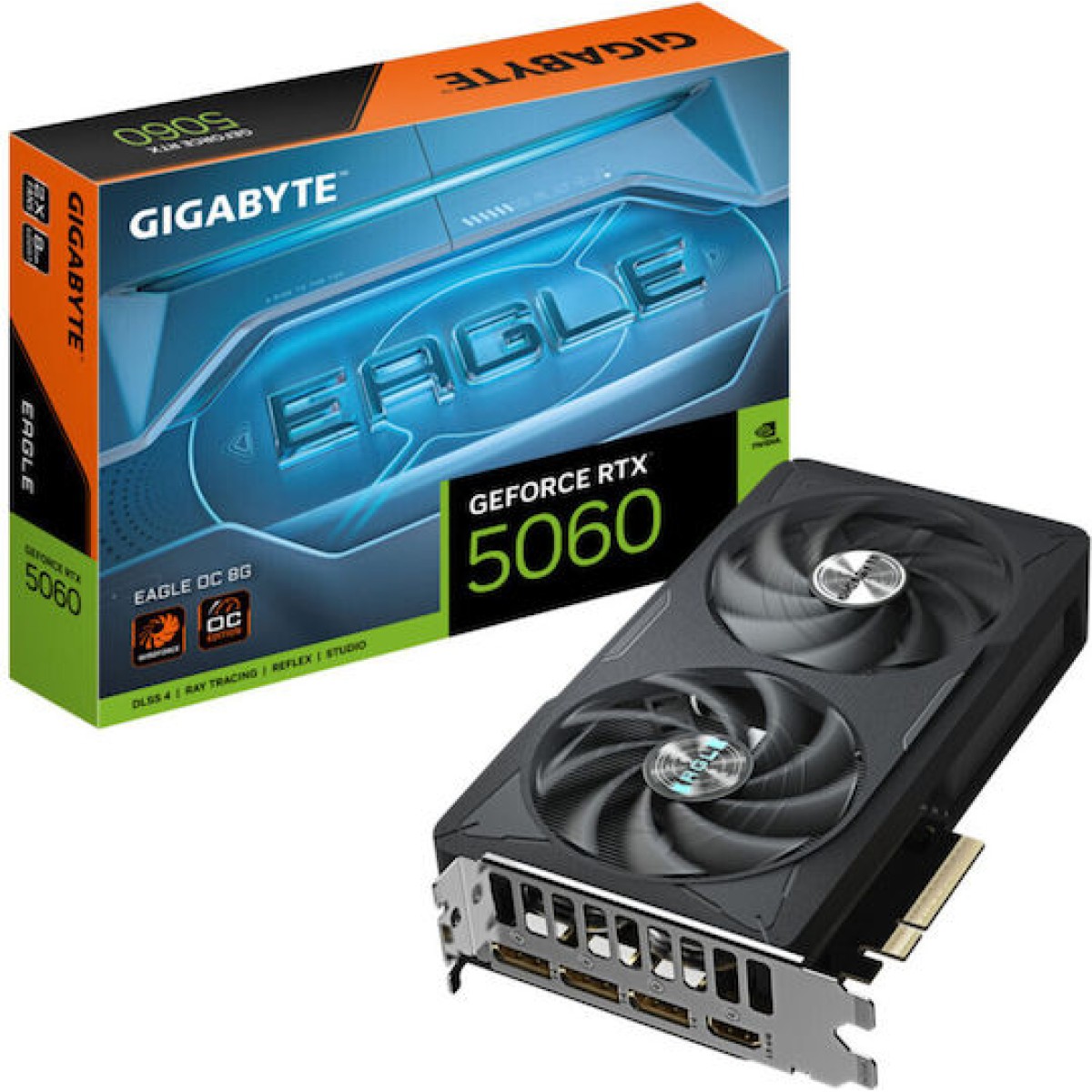 Gigabyte GeForce RTX 5060 8GB GDDR7 Eagle OC Κάρτα Γραφικών