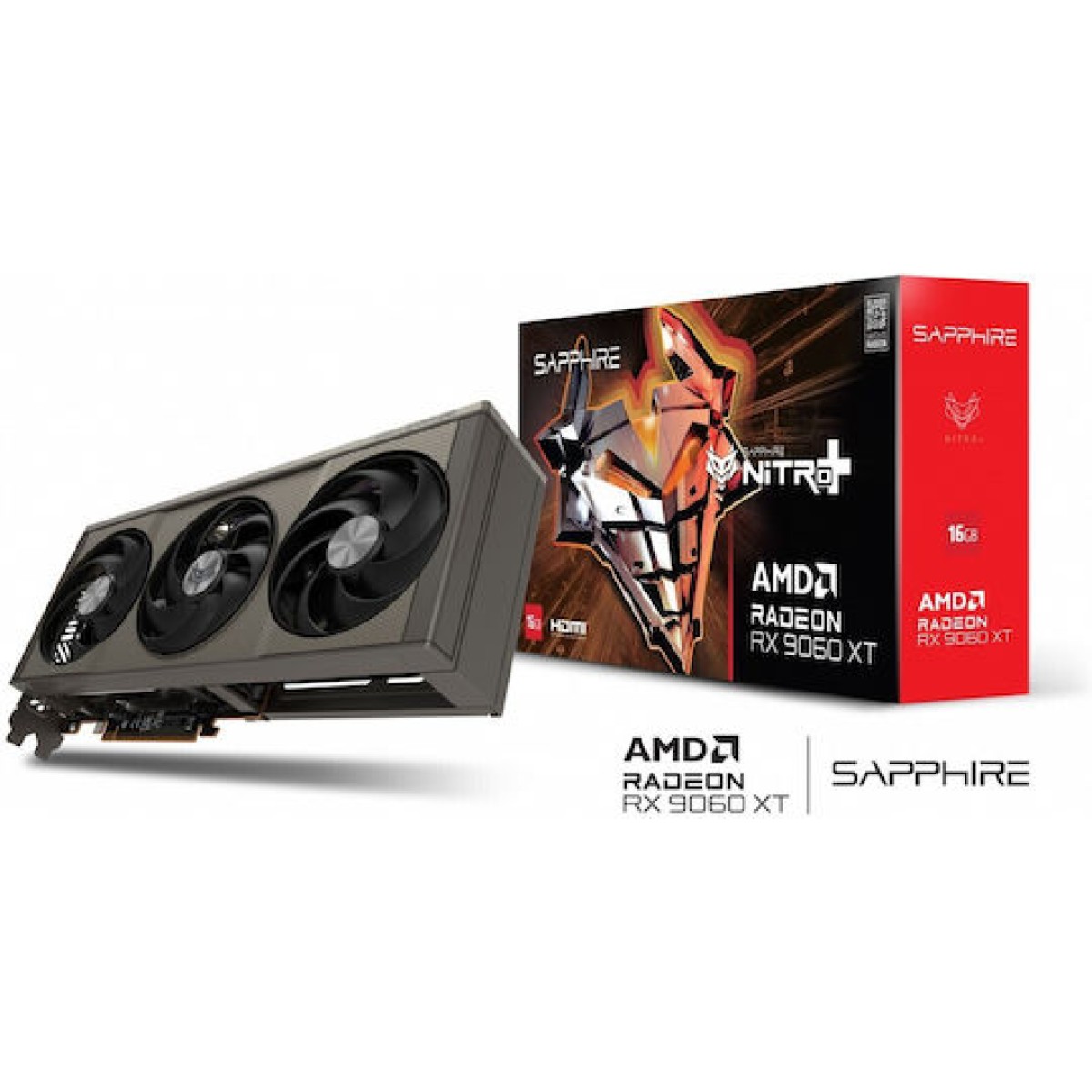 Sapphire Radeon RX 9060 XT 16GB GDDR6 NITRO+ Κάρτα Γραφικών