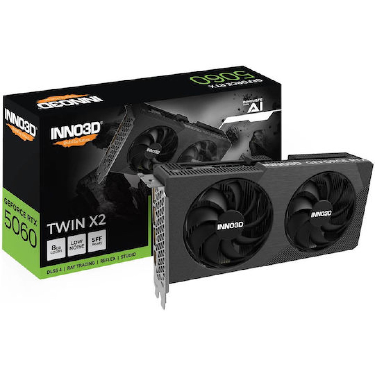 Inno 3D GeForce RTX 5060 8GB GDDR7 Twin X2 Κάρτα Γραφικών