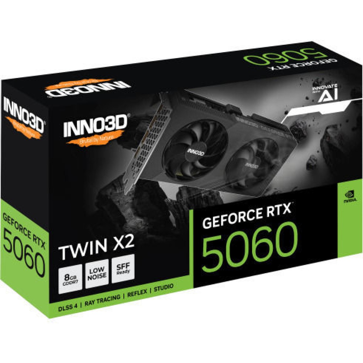 Inno 3D GeForce RTX 5060 8GB GDDR7 Twin X2 Κάρτα Γραφικών
