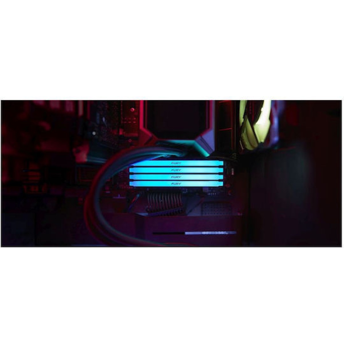 Kingston Fury Beast DDR4 16GB RAM με 2x8GB Modules και Ταχύτητα 3200 για Desktop