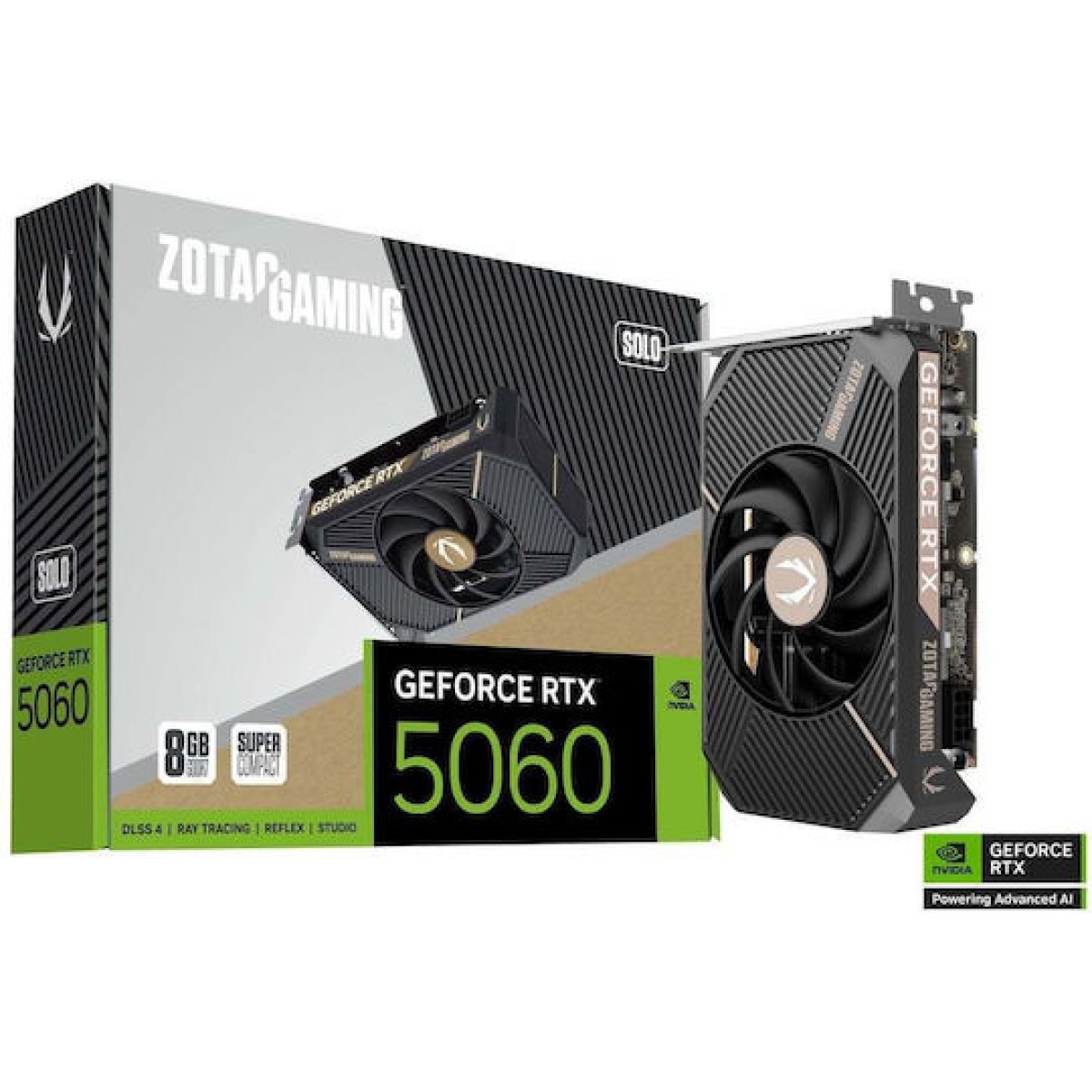 Zotac GeForce RTX 5060 8GB GDDR7 Solo Κάρτα Γραφικών