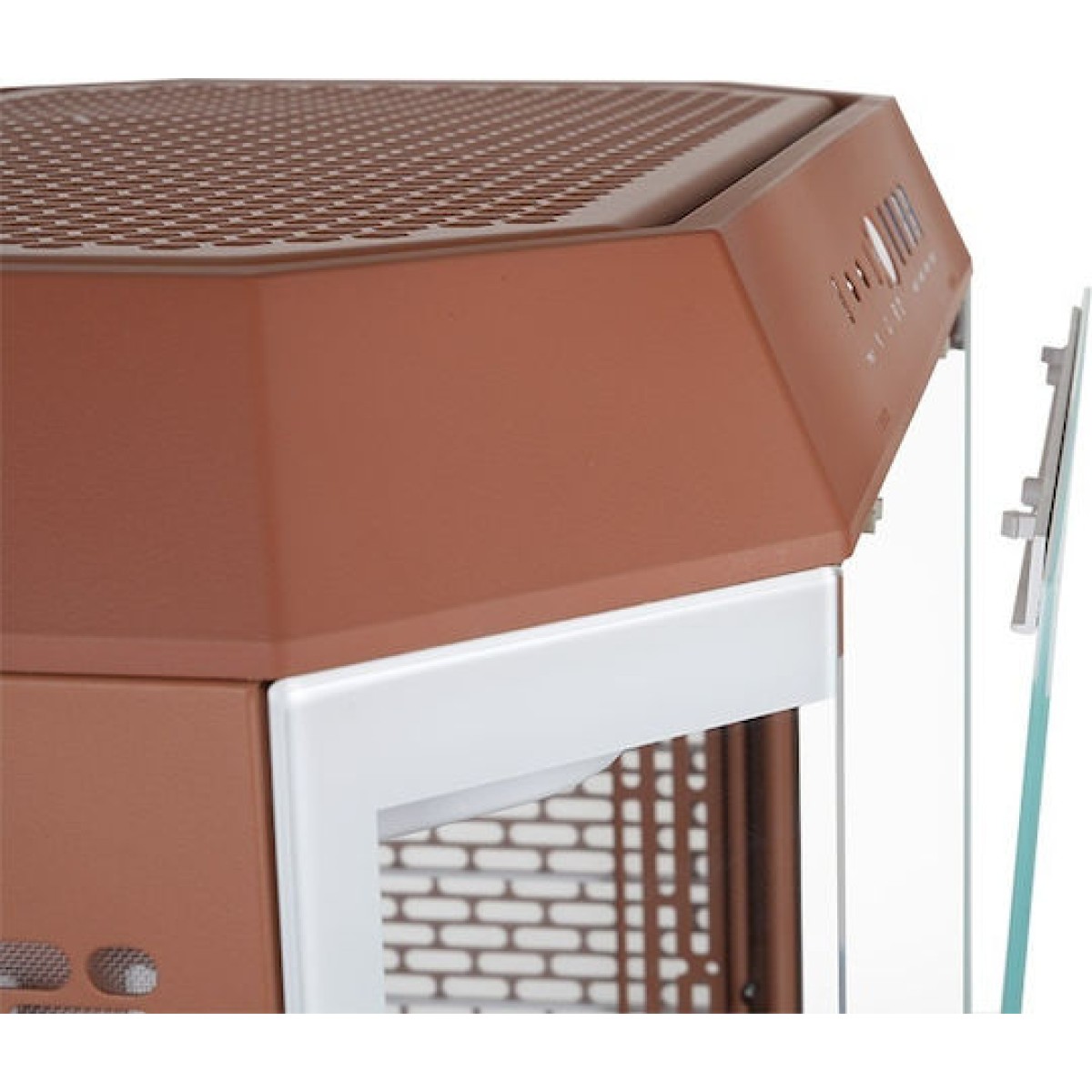 Thermaltake The Tower 600 Midi Tower Κουτί Υπολογιστή με Πλαϊνό Παράθυρο Mocha Mousse