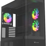 Thermaltake View 290 TG Gaming Micro Tower Κουτί Υπολογιστή με Πλαϊνό Παράθυρο και RGB Φωτισμό Μαύρο