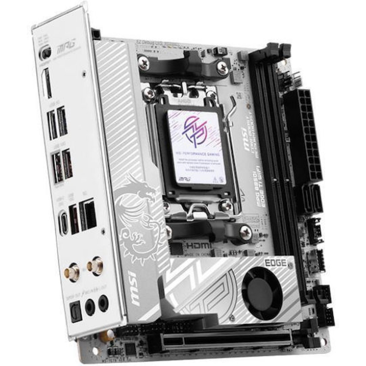 MSI MPG B850I Edge TI WIFI Motherboard Mini ITX με AMD AM5 Socket 7E79-001R
