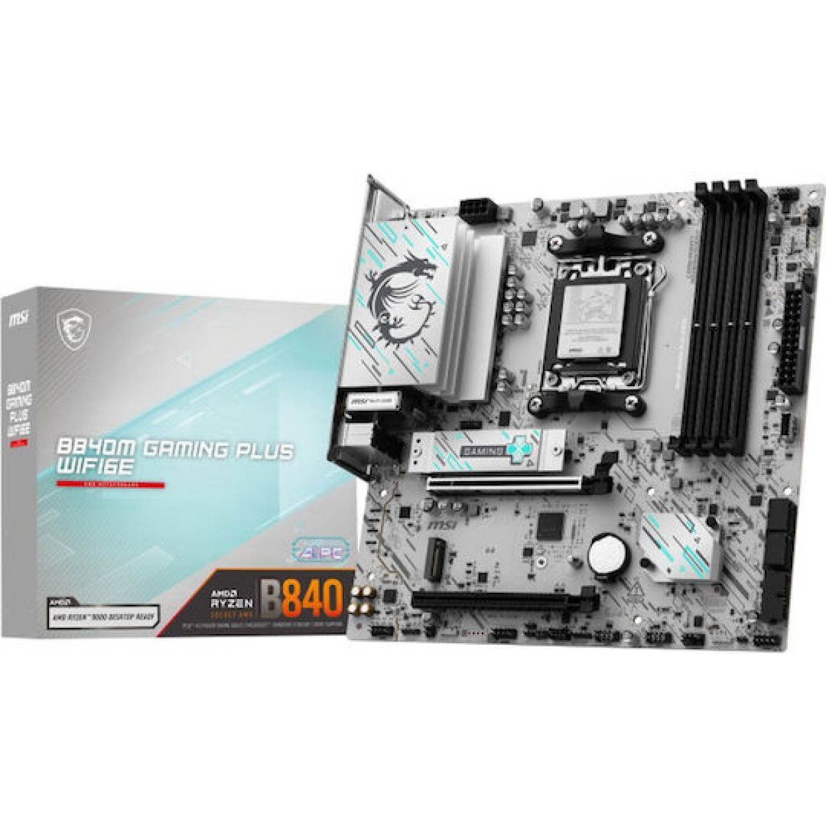 MSI B840M Gaming Plus WIFI6E Motherboard Micro ATX με AMD AM5 Socket 7E77-003R