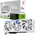 Asus GeForce RTX 5080 16GB GDDR7 ROG Astral White OC Edition Κάρτα Γραφικών
