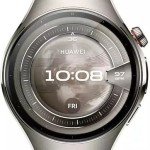 Huawei Watch 5 Titanium 46mm Αδιάβροχο με eSIM και Παλμογράφο (Ασημί)