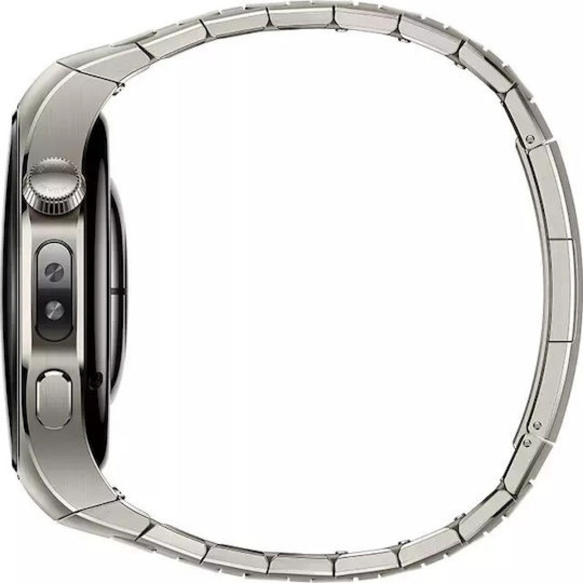 Huawei Watch 5 Titanium 46mm Αδιάβροχο με eSIM και Παλμογράφο (Ασημί)