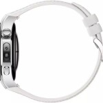 Huawei Watch 5 Stainless Steel 42mm Αδιάβροχο με eSIM και Παλμογράφο (Λευκό)