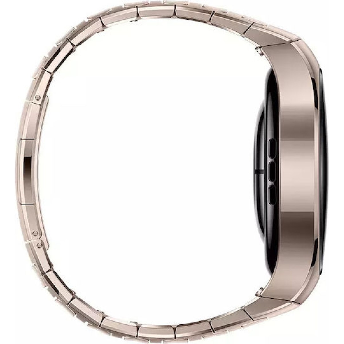Huawei Watch 5 Stainless Steel 42mm Αδιάβροχο με eSIM και Παλμογράφο (Sand gold)