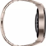 Huawei Watch 5 Stainless Steel 42mm Αδιάβροχο με eSIM και Παλμογράφο (Sand gold)