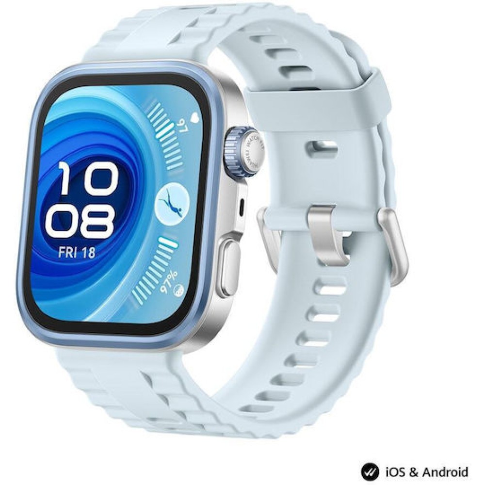 Huawei Watch Fit 4 Pro Aluminium 45mm Αδιάβροχο με Παλμογράφο (Μπλε)