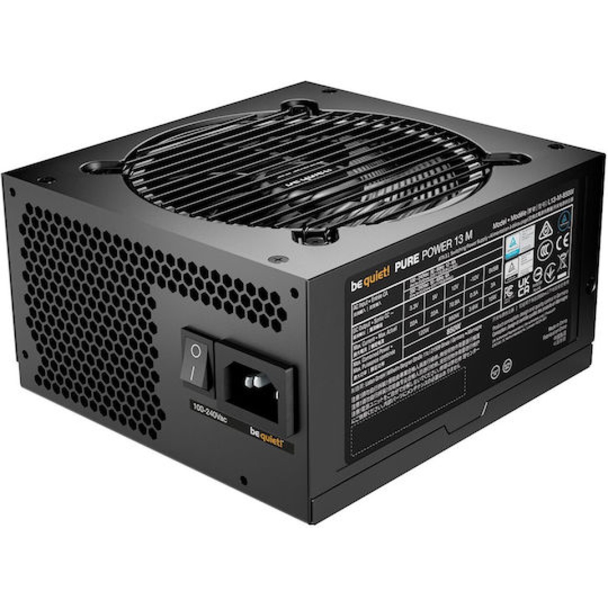 Be Quiet Pure Power 13 M 850W Μαύρο Τροφοδοτικό Υπολογιστή Full Modular 80 Plus Gold
