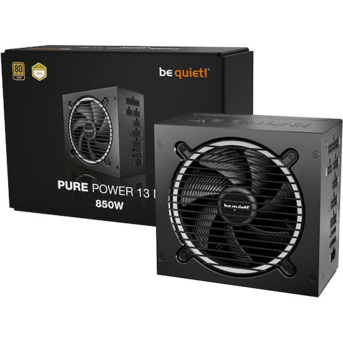 Be Quiet Pure Power 13 M 850W Μαύρο Τροφοδοτικό Υπολογιστή Full Modular 80 Plus Gold