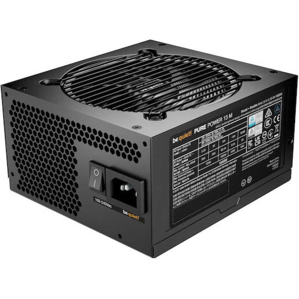 Be Quiet Pure Power 13 M 1000W Μαύρο Τροφοδοτικό Υπολογιστή Full Modular 80 Plus Gold