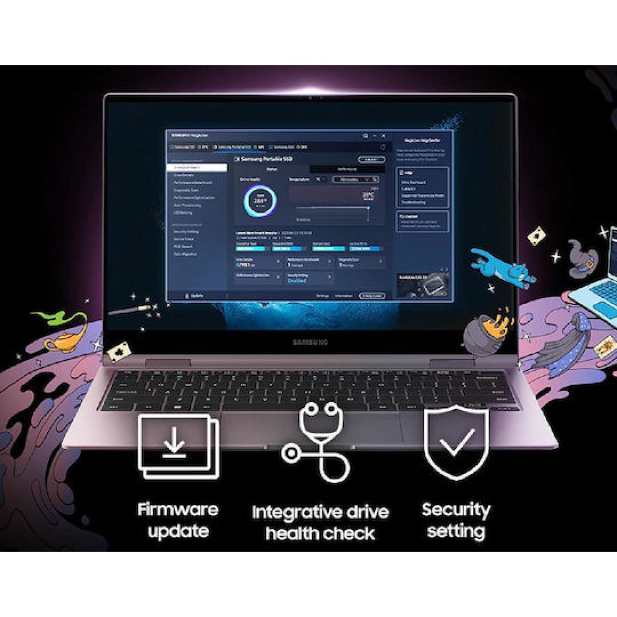 Samsung T9 USB 3.2 Εξωτερικός SSD 2TB 2.5\