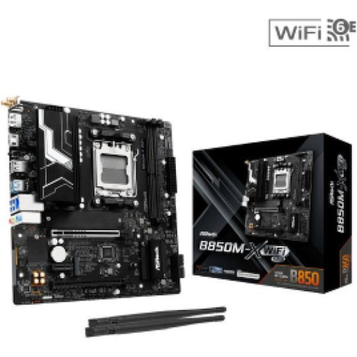 ASRock B850M-X WiFi rev. 2.0 Motherboard Micro ATX με AMD AM5 Socket 90-MXBSH0-A0UAYZ