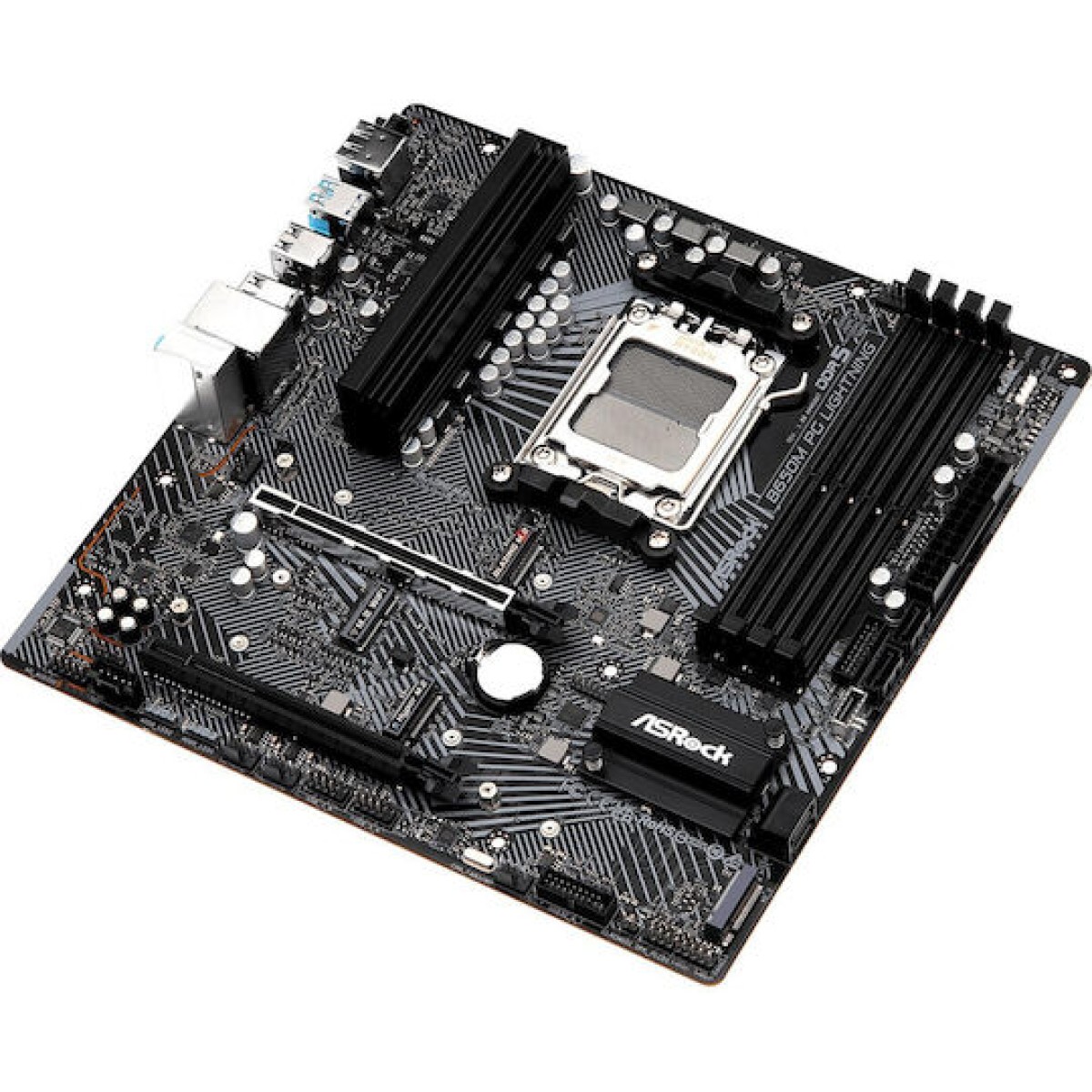 ASRock B650M PG Lightning Motherboard Micro ATX με AMD AM5 Socket 90-MXBMV0-A0UAYZ
