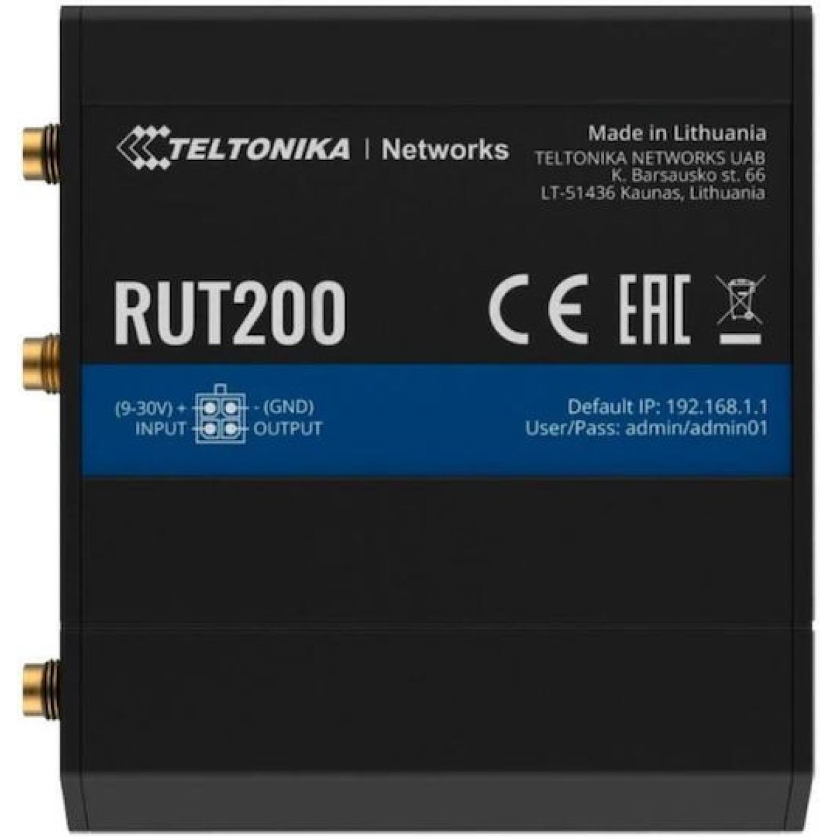 Teltonika RUT200 Ασύρματο 4G Router με 2 Θύρες Ethernet