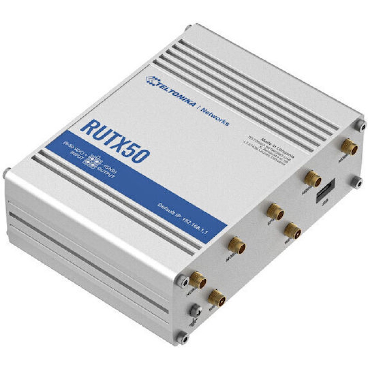 Teltonika RUTX50 Ασύρματο 5G Mobile Router Wi‑Fi 5 με 4 Θύρες Gigabit Ethernet