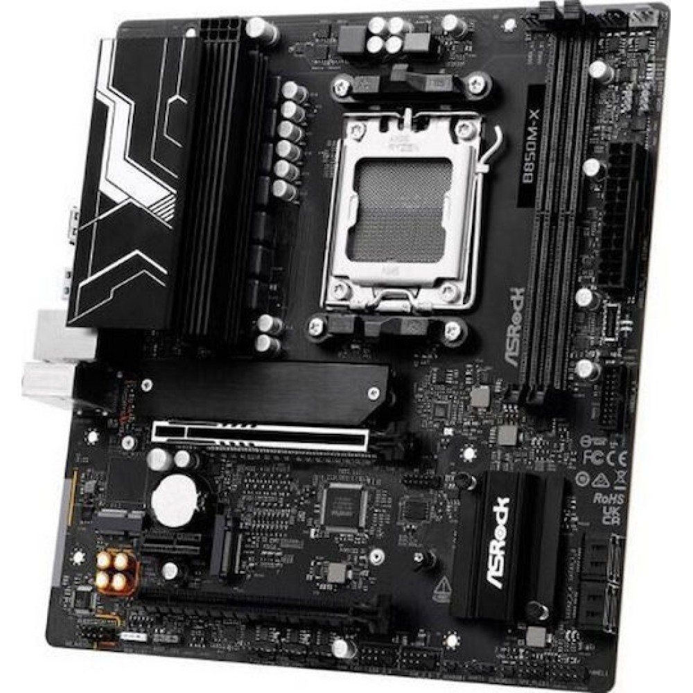 ASRock B850M-X rev. 2.0 Motherboard Micro ATX με AMD AM5 Socket 90-MXBSG0-A0UAYZ