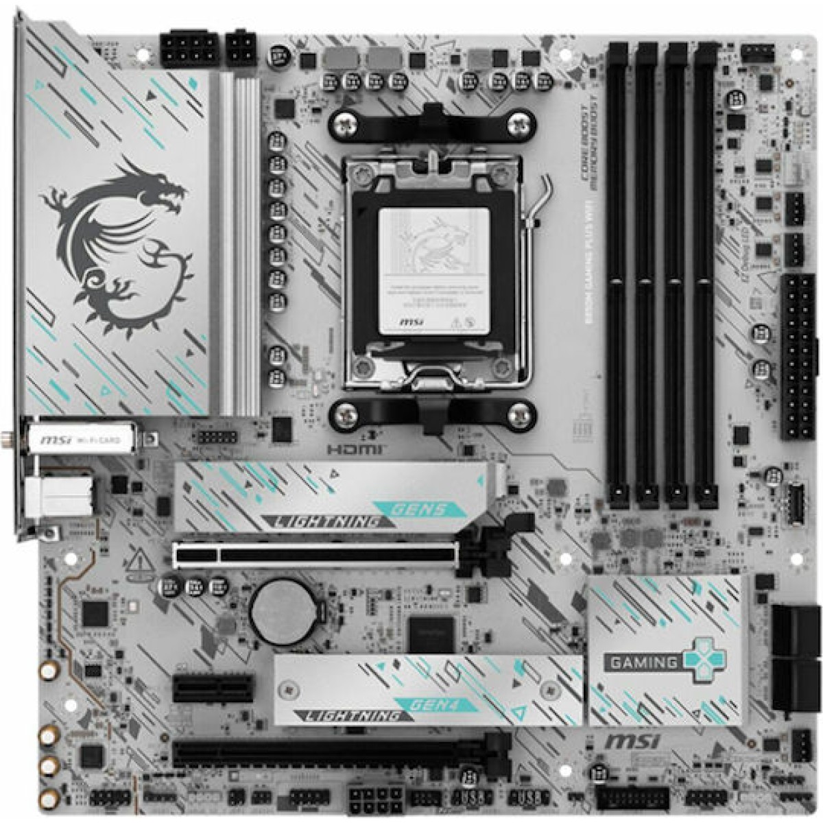 MSI B850M Gaming Plus WIFI6E Motherboard Micro ATX με AMD AM5 Socket 7E81-001R