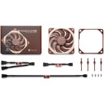 Noctua G2 LS-PWM 12 X Case Fan 120mm Καφέ