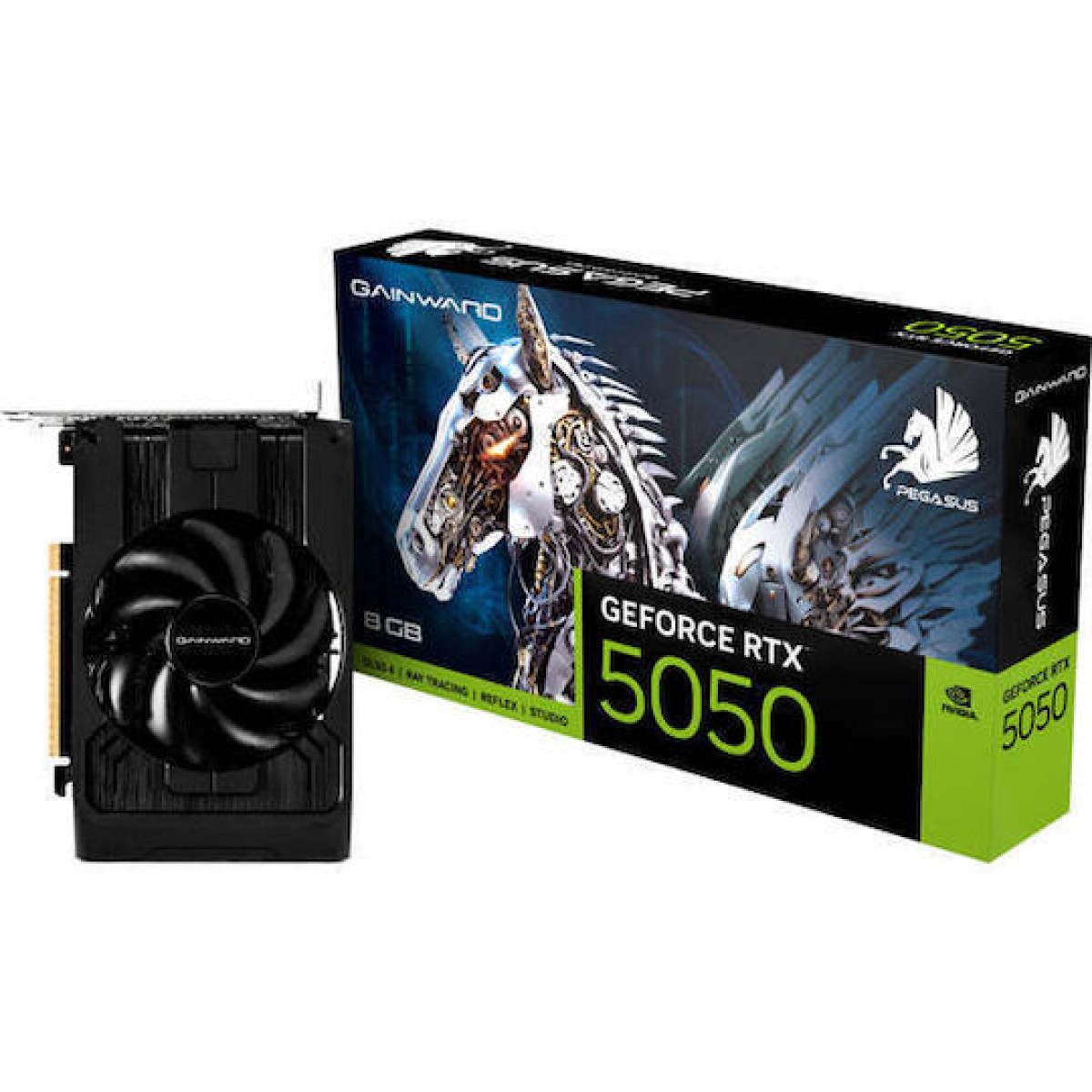 Gainward GeForce RTX 5050 8GB GDDR6 Pegasus Κάρτα Γραφικών NE65050019P1-GB2070E