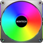 Montech GF120R V2 ARGB Reverse Case Fan με Σύνδεση 3-Pin / 4-Pin PWM 3τμχ